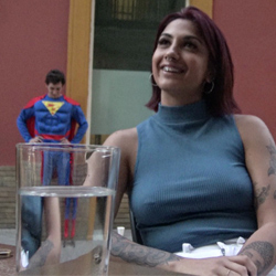 Valeria del Río vs. Unscrupulous Producer! We rescue Superman and he gives the Sevillana his super-COCK!